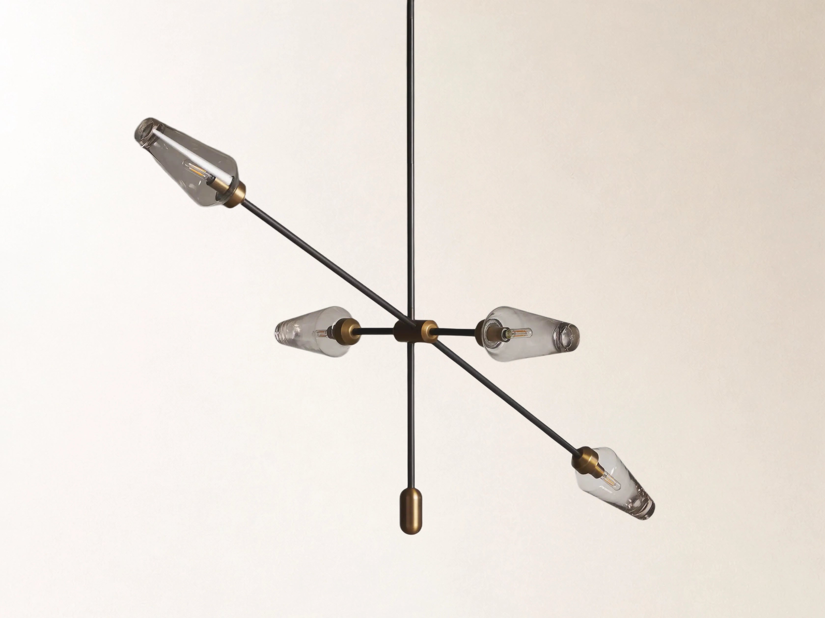 Arrow Bronze Chandelier Secondary image