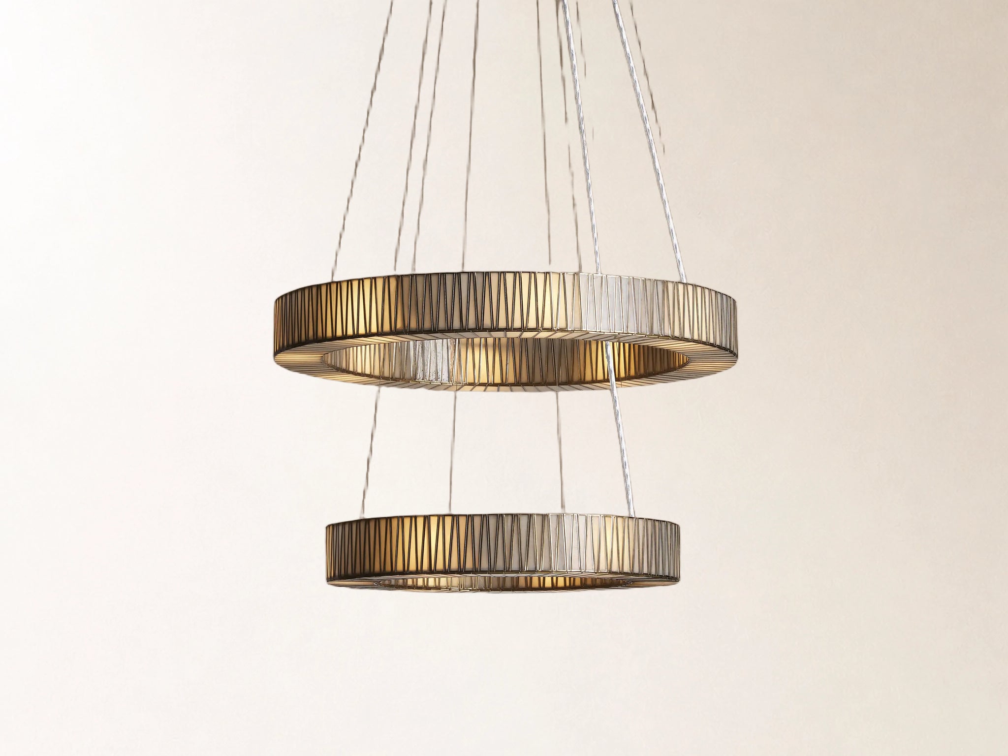 Jeunet 2-Tier Round Chandelier