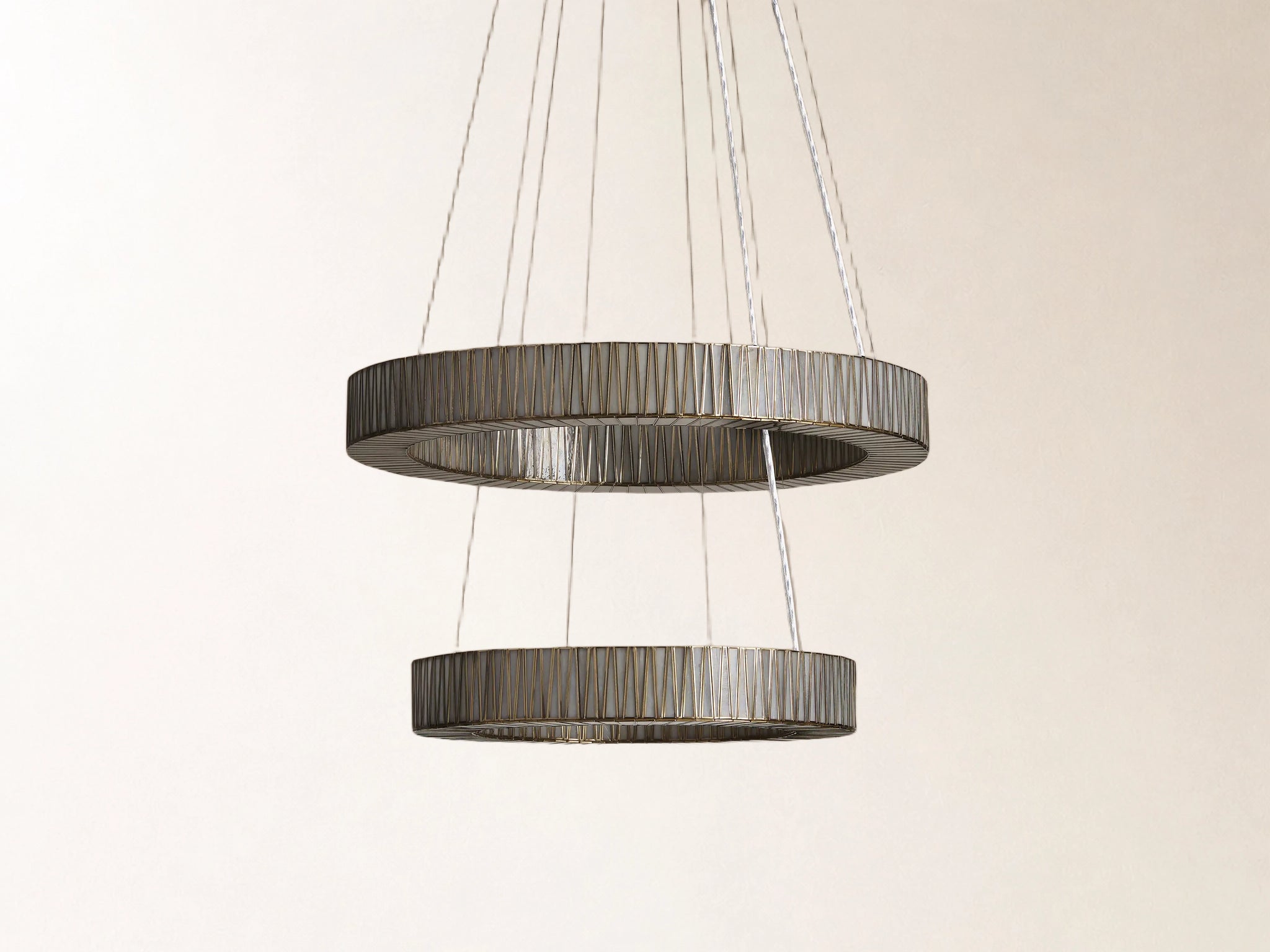 Jeunet 2-Tier Round Chandelier