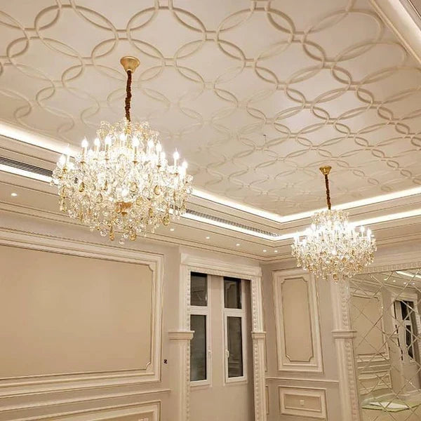 Allumage Extra Wide Classic Crystal Chandelier