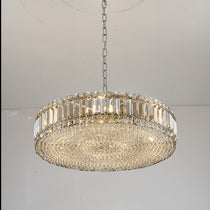 Luxury Round  Shape 1-tier Crystal Chandelier