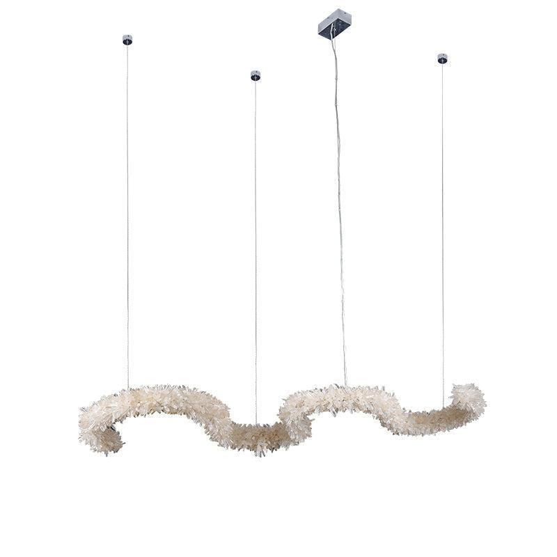 Spiral Rock Crystal Dining Room Creative Chandelier Secondary image