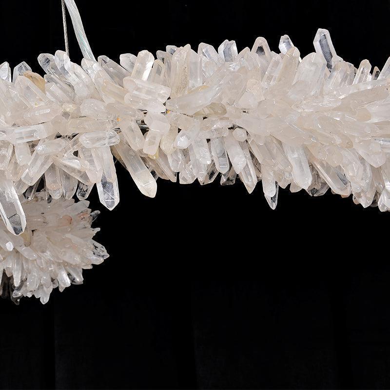 Spiral Rock Crystal Dining Room Creative Chandelier