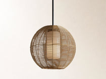 Cohen Globe Outdoor Pendant in Natural