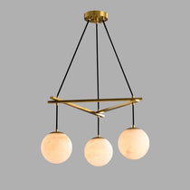 Orbia Alabaster Globe Chandelier