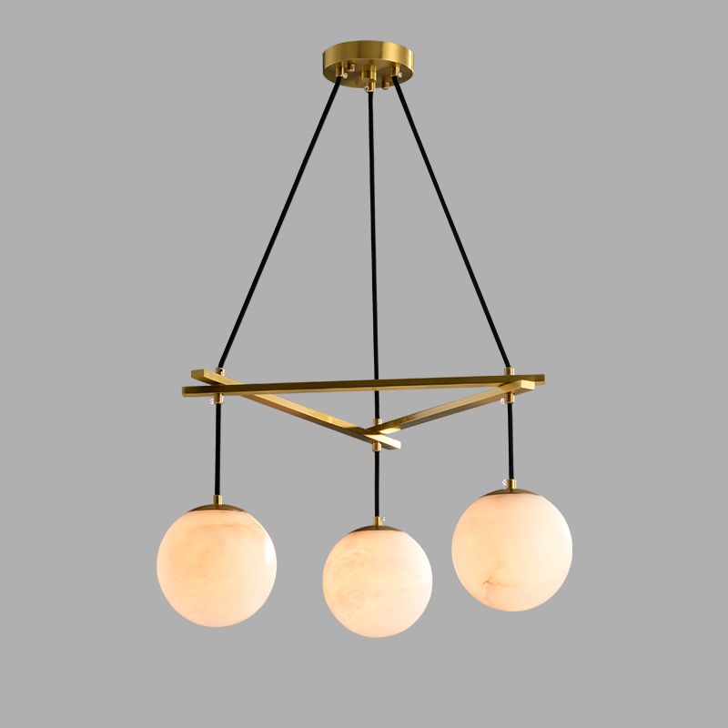 Orbia Alabaster Globe Chandelier