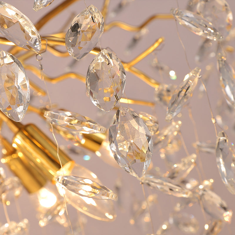 Luxury Branch Ceiling Chandelier for Dining Room 31.5" D