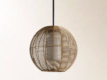 Cohen Globe Outdoor Pendant in Natural