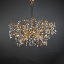 Luxury Crystal Branch Chandelier 39.4"D