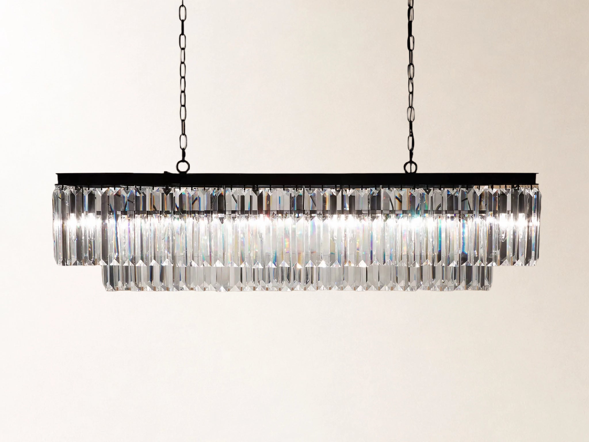 Leyland Tiered Rectangular Chandelier