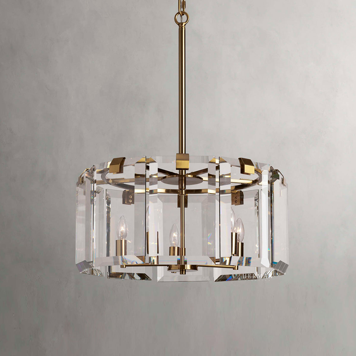 Elegant Amaya Round Chandelier 30" 38" 48" - CasaraHouse