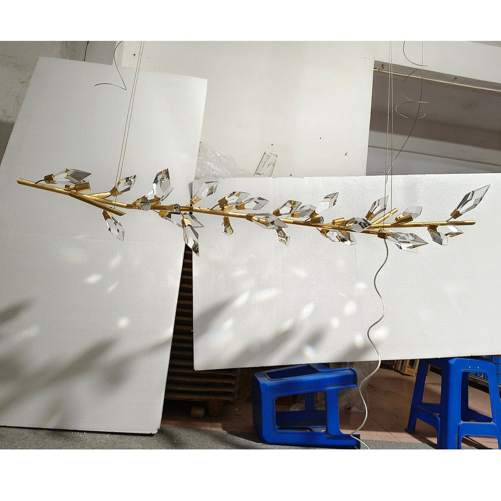 Adison 72" Linear Crystal chandelier