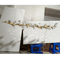 Adison 72" Linear Crystal chandelier