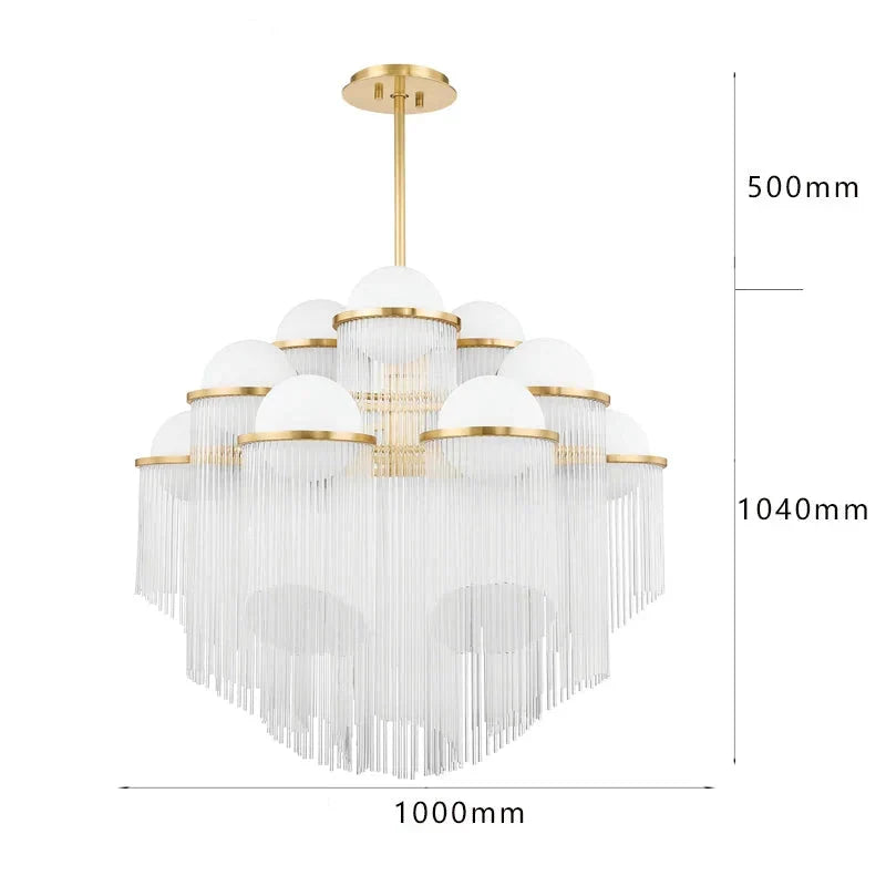 CANYON 12 LIGHTS CELESTIAL CRYSTAL CHANDELIER 26" 31.5" 40"D
