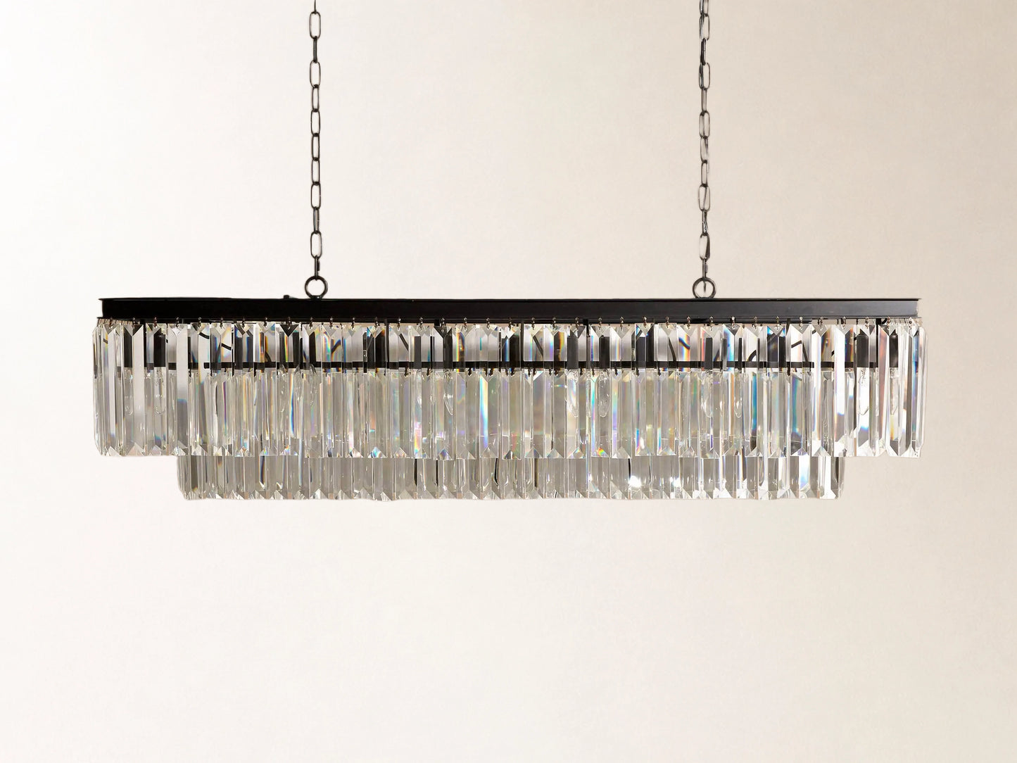 Leyland Tiered Rectangular Chandelier