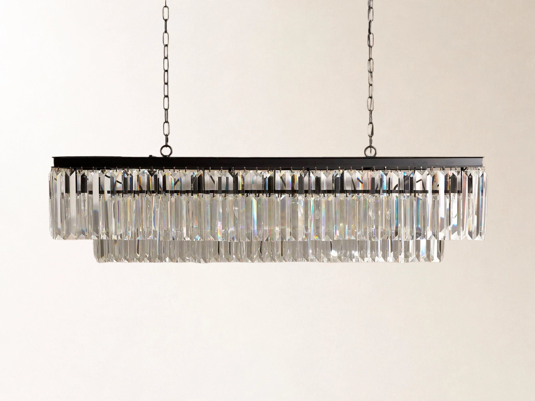 Leyland Tiered Rectangular Chandelier