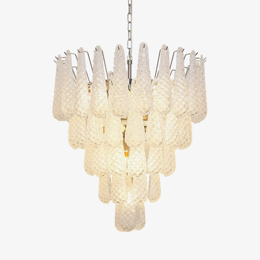 Exquisite Murano Glass Dewdrop Chandelier