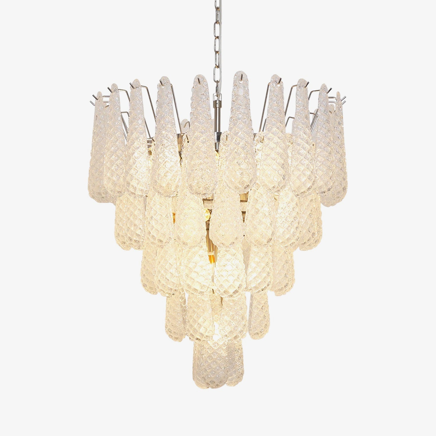 Exquisite Murano Glass Dewdrop Chandelier