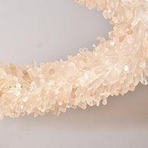 Small Round Luxury Rock Crystal Chandelier 23.6" D