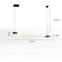 Aveline Alabaster Linear Chandelier