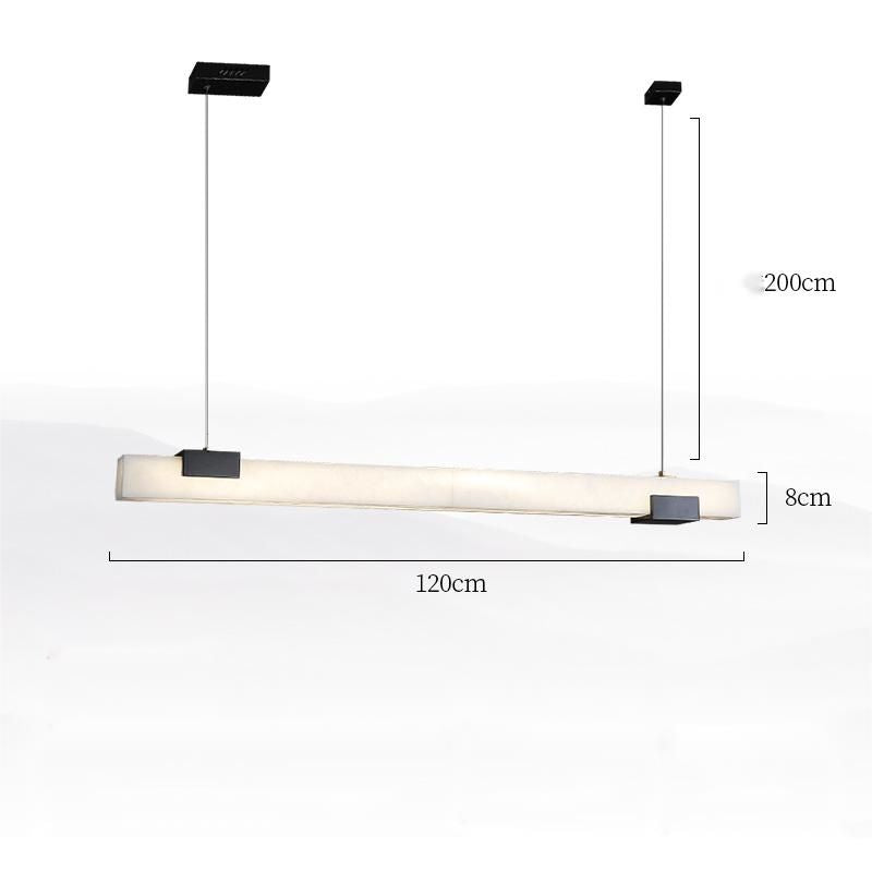 Aveline Alabaster Linear Chandelier