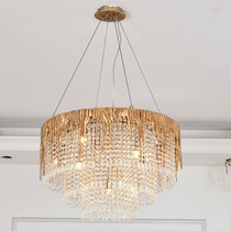 Round Multiple Tier Crystal Chandelier