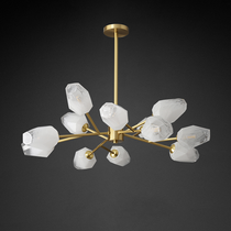 Mandy Modern Art Glass Lampshade Chandelier For Living Room