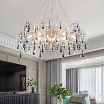 Iris Raindrop Crystal Branch Chandelier 31'' 39'' 47''