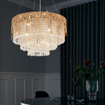 Round Multiple Tier Crystal Chandelier