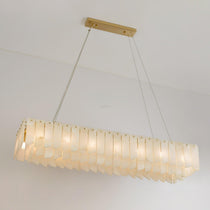 Alabaster Cascade Tiered Chandelier 27.6