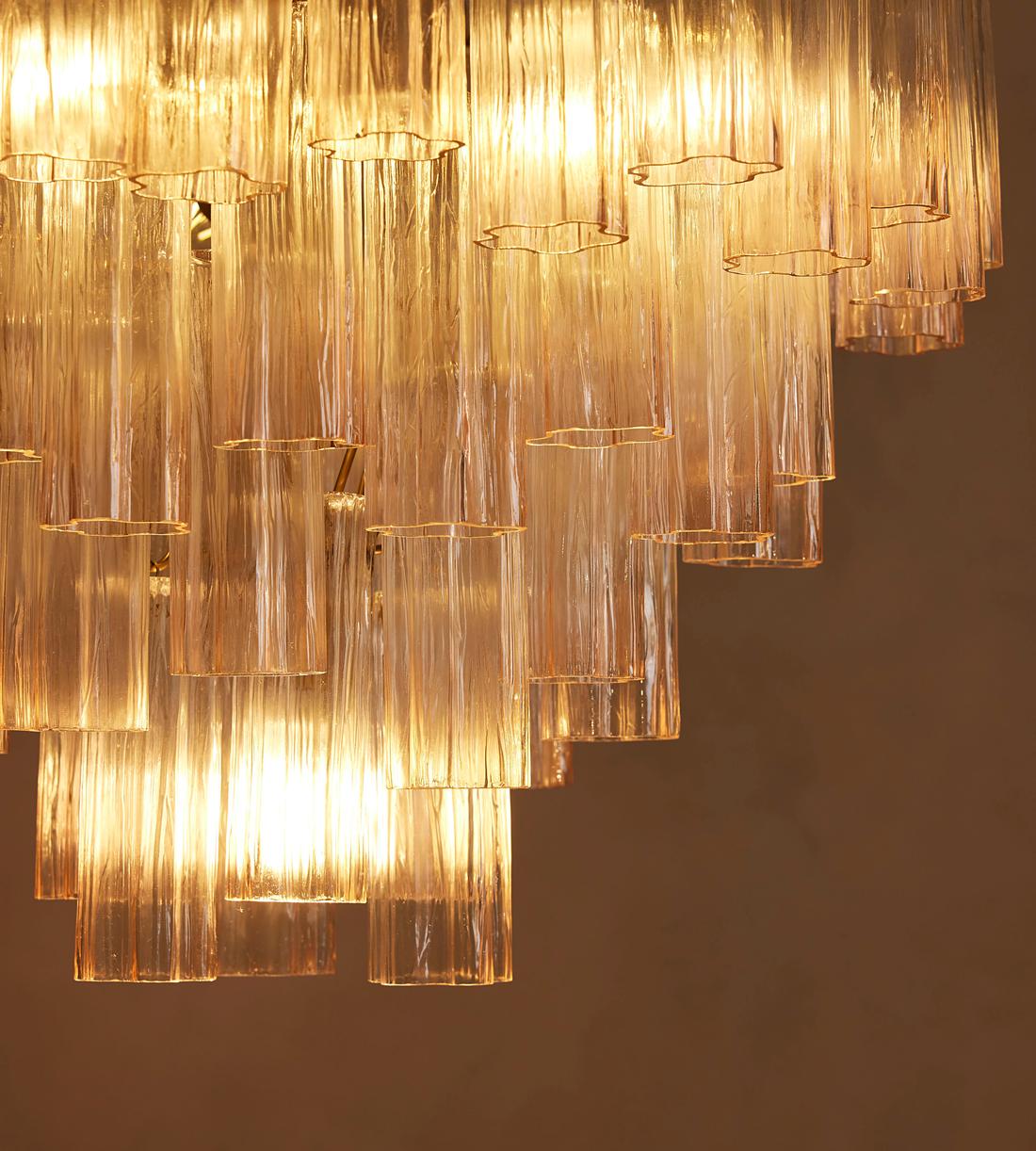 Chiara Glass Chandelier 30"W
