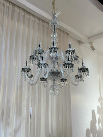 Elegant Crystal Chandelier in Italian Style for Bedroom and Living Room