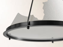 Shelton Pendant in Bronze