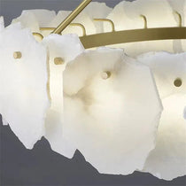 Noah Alabaster Linear Chandelier