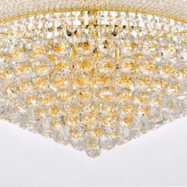 Kaler Elegant Luxury Living Room Three Tier Crystal Chandelier 30" D