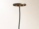 Industrial Cloche Pendant in Antiqued Brass