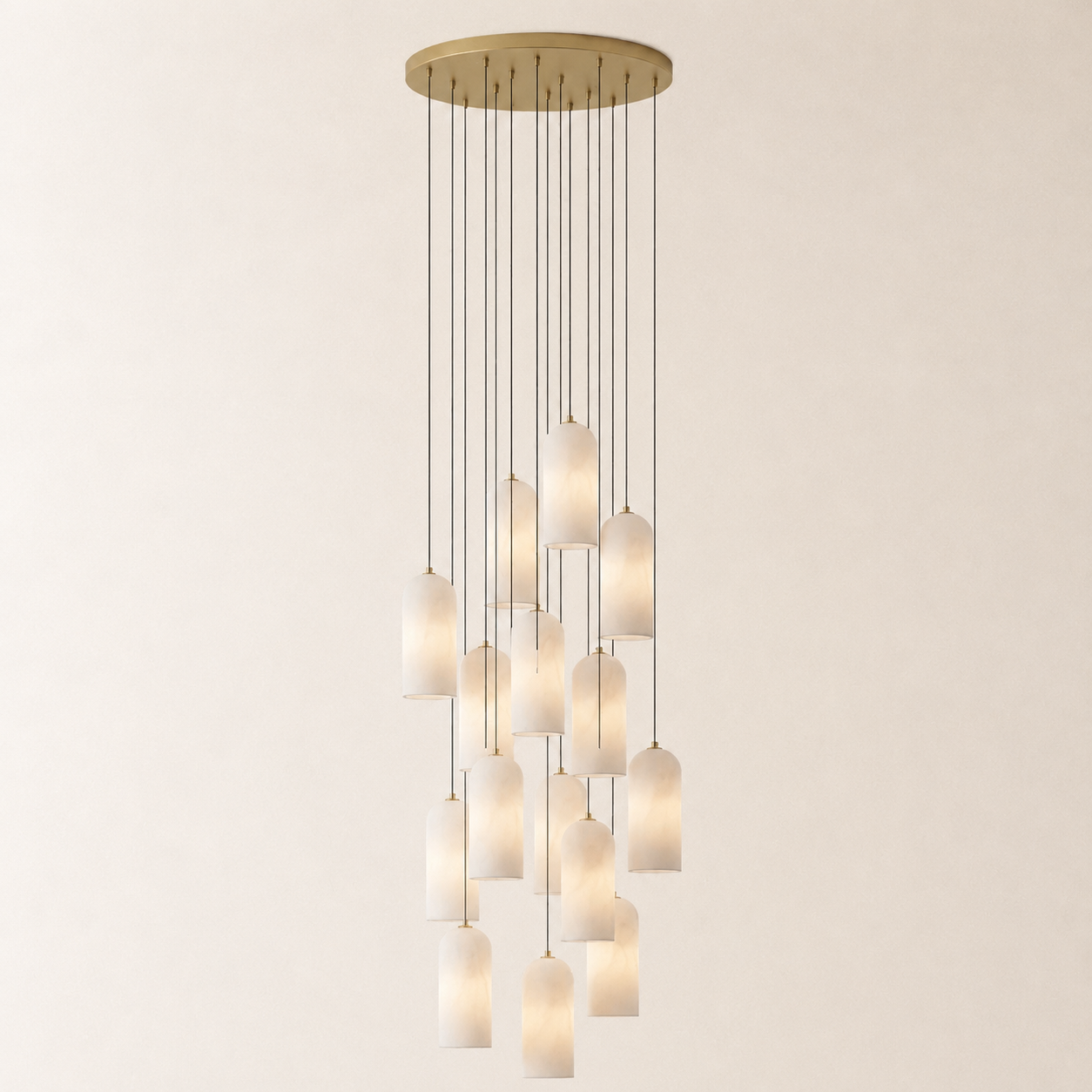 Montira Alabaster Dome Pendant Lamp