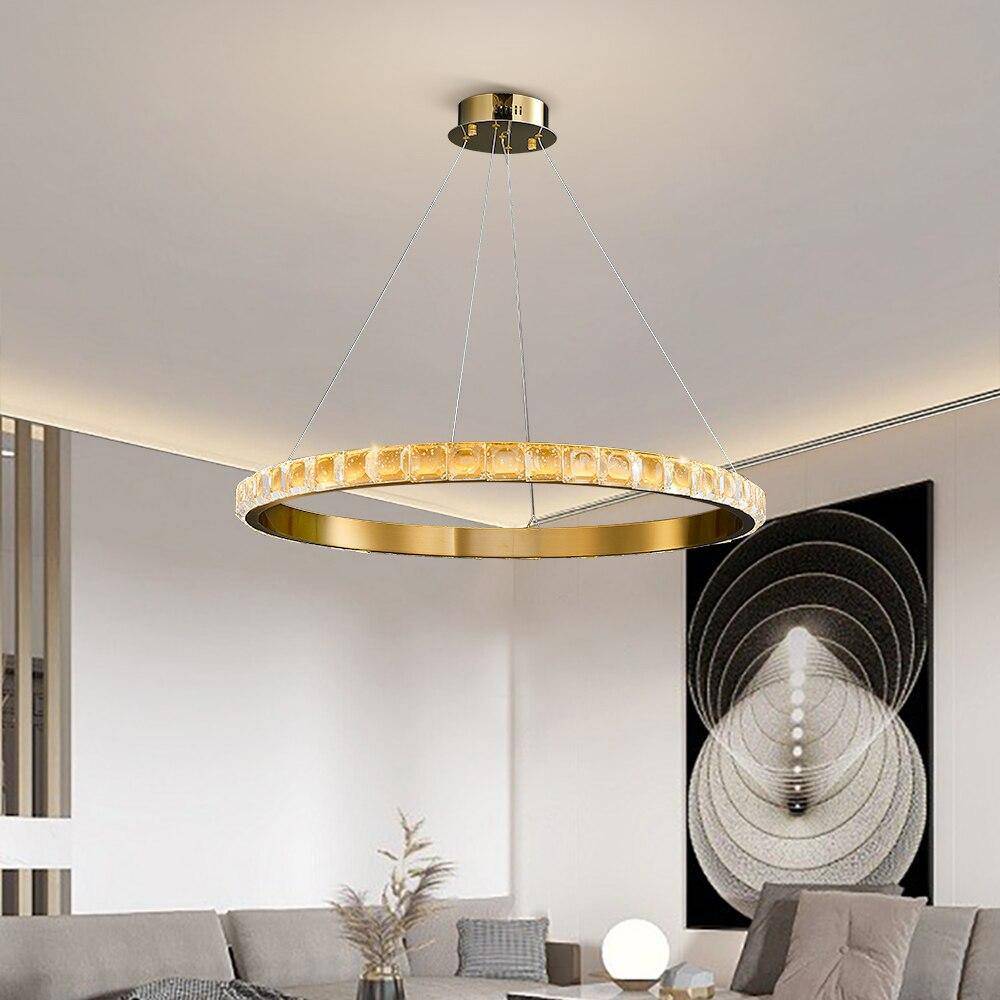 Enna Crystal Ring Chandelier Main image