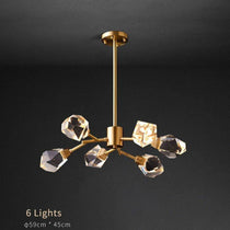 Eve Branch Crystal Chandelier 6-Light
