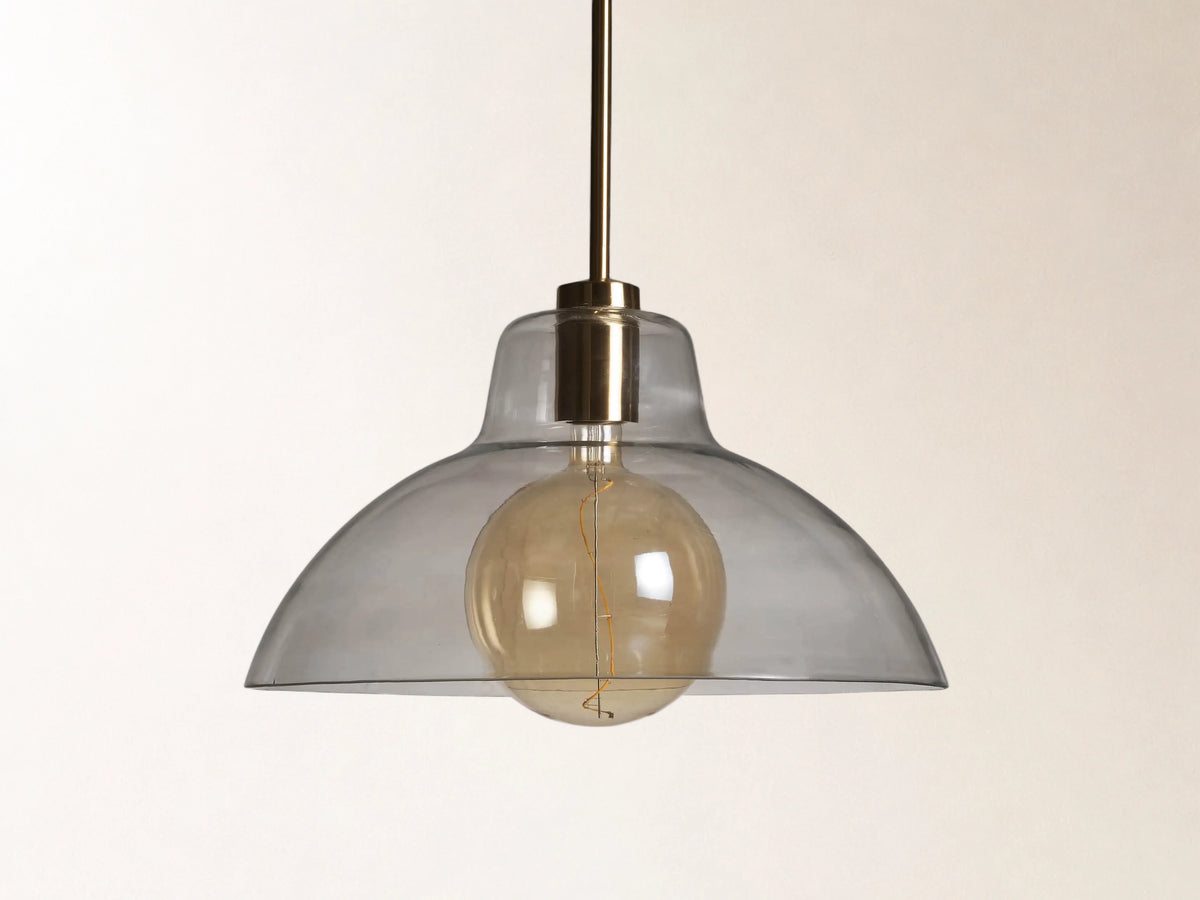 Bauer Dome Pendant with Bulb