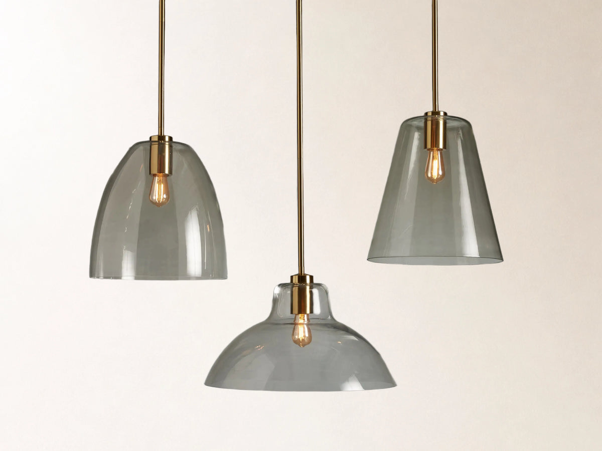 Bauer Dome Pendant with Bulb