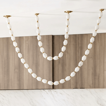 Glass Chain Chandelier