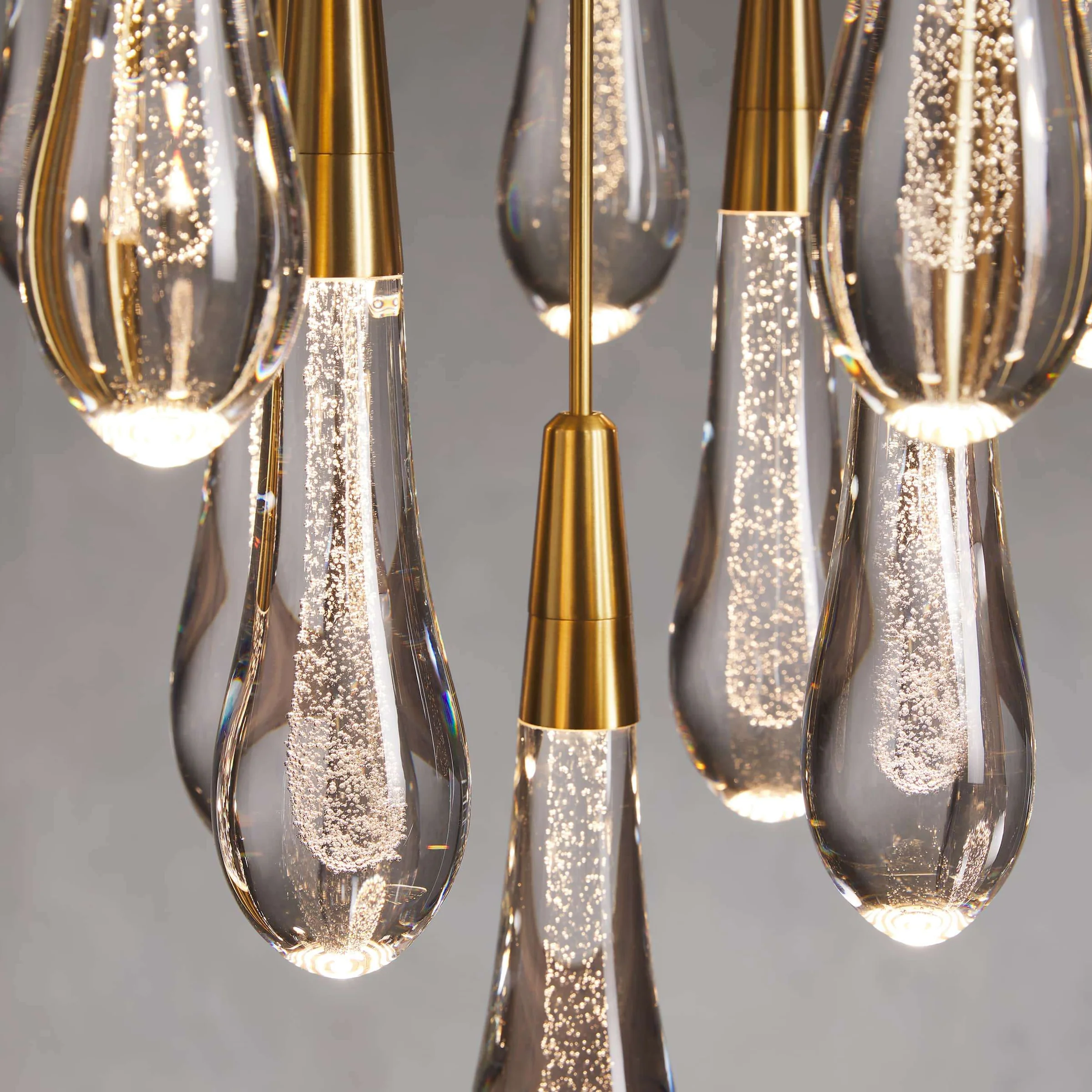 Soltaire Crystal Round Chandelier 17" 24" 36" 48" 58"D