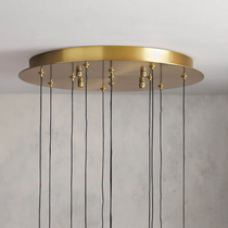 Soltaire Crystal Round Chandelier 17" 24" 36" 48" 58"D