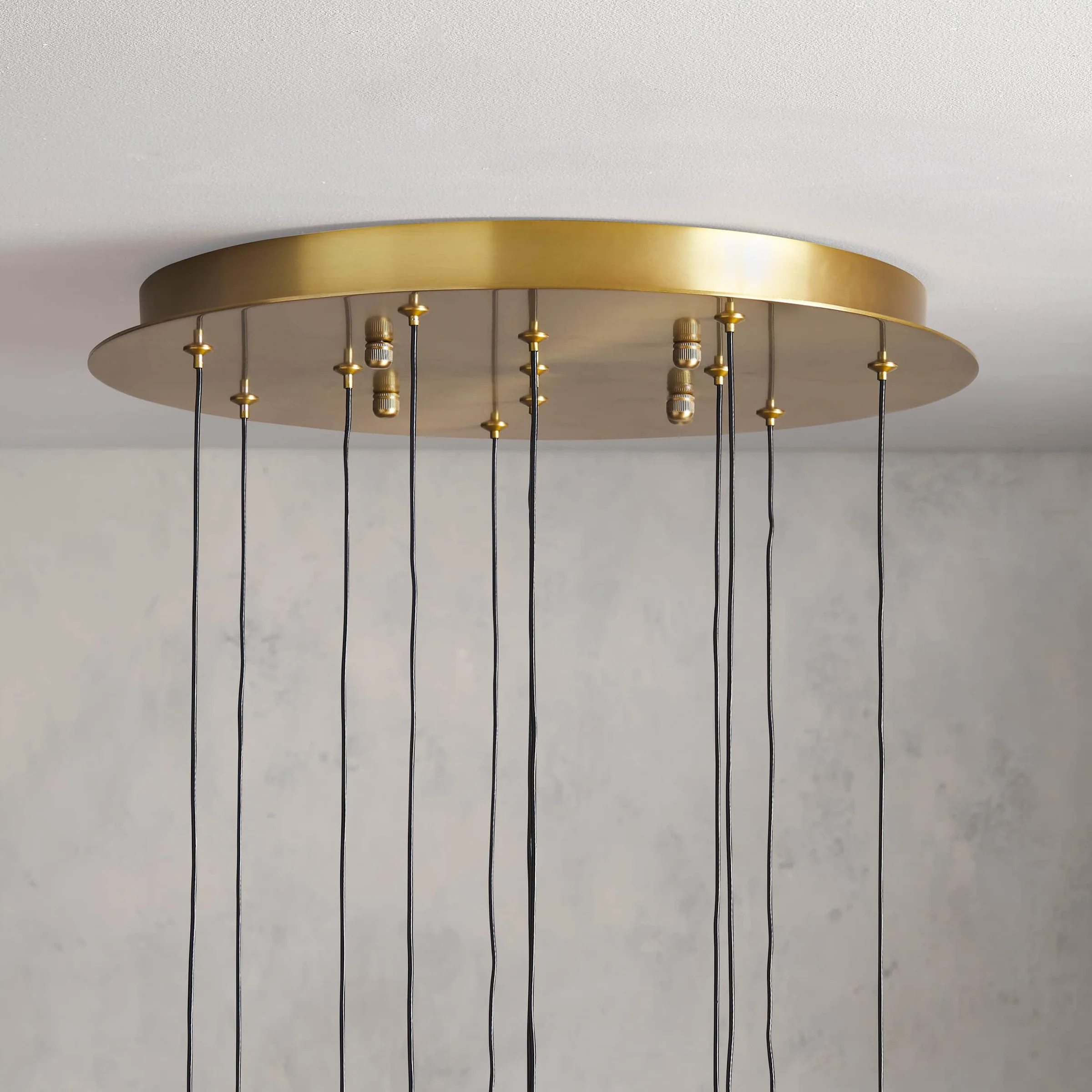 Soltaire Crystal Round Chandelier 17" 24" 36" 48" 58"D