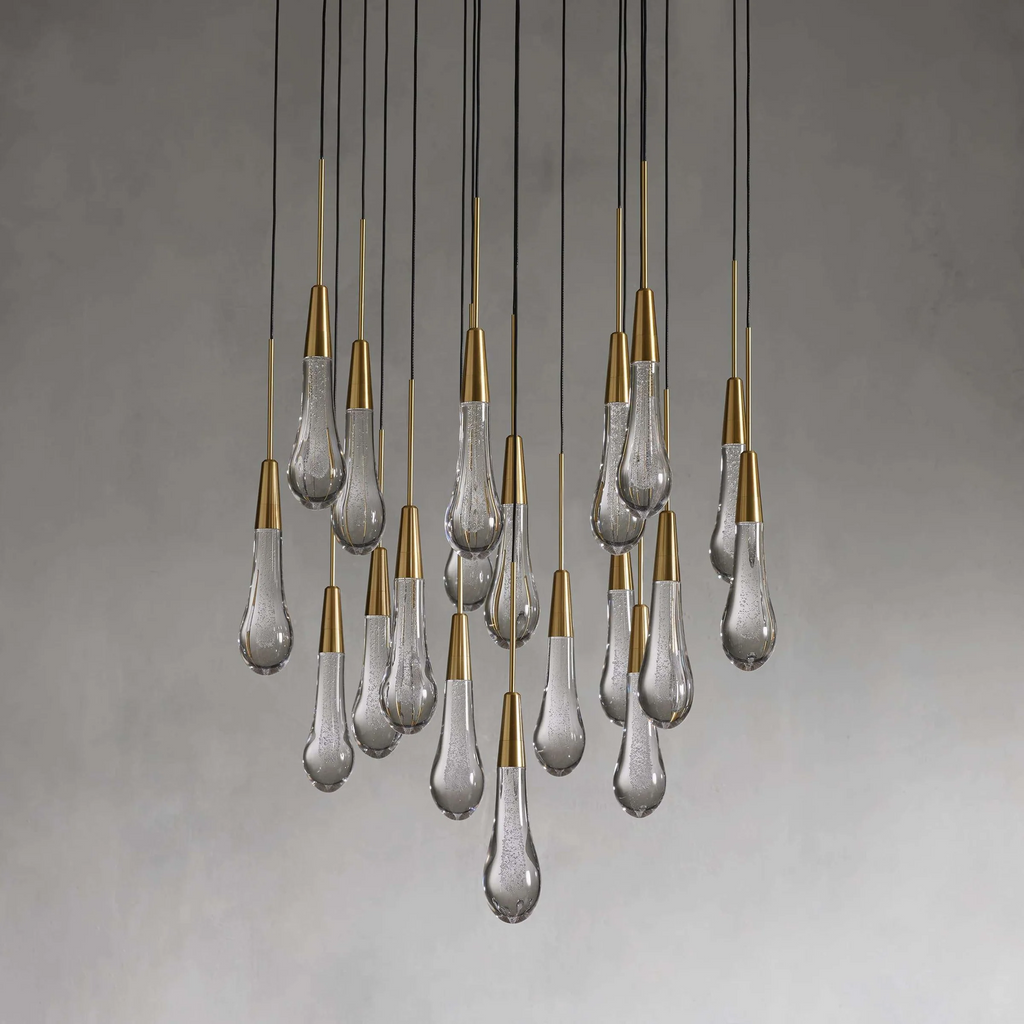 Soltaire Crystal Round Chandelier 17" 24" 36" 48" 58"D