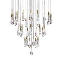 Soltaire Crystal Round Chandelier 17" 24" 36" 48" 58"D