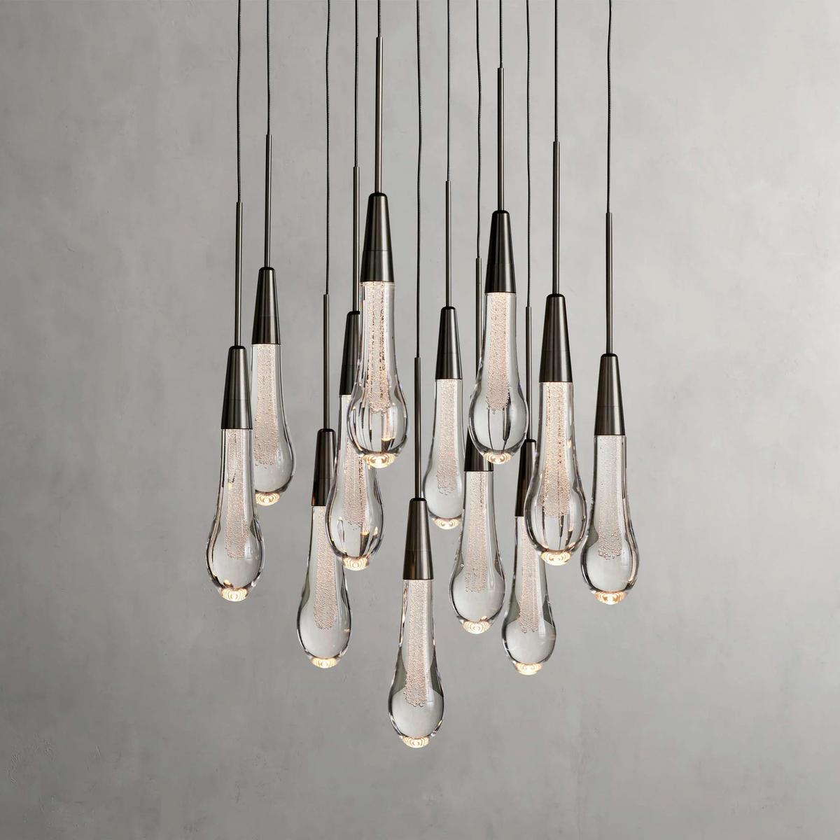 Soltaire Crystal Round Chandelier 17" 24" 36" 48" 58"D