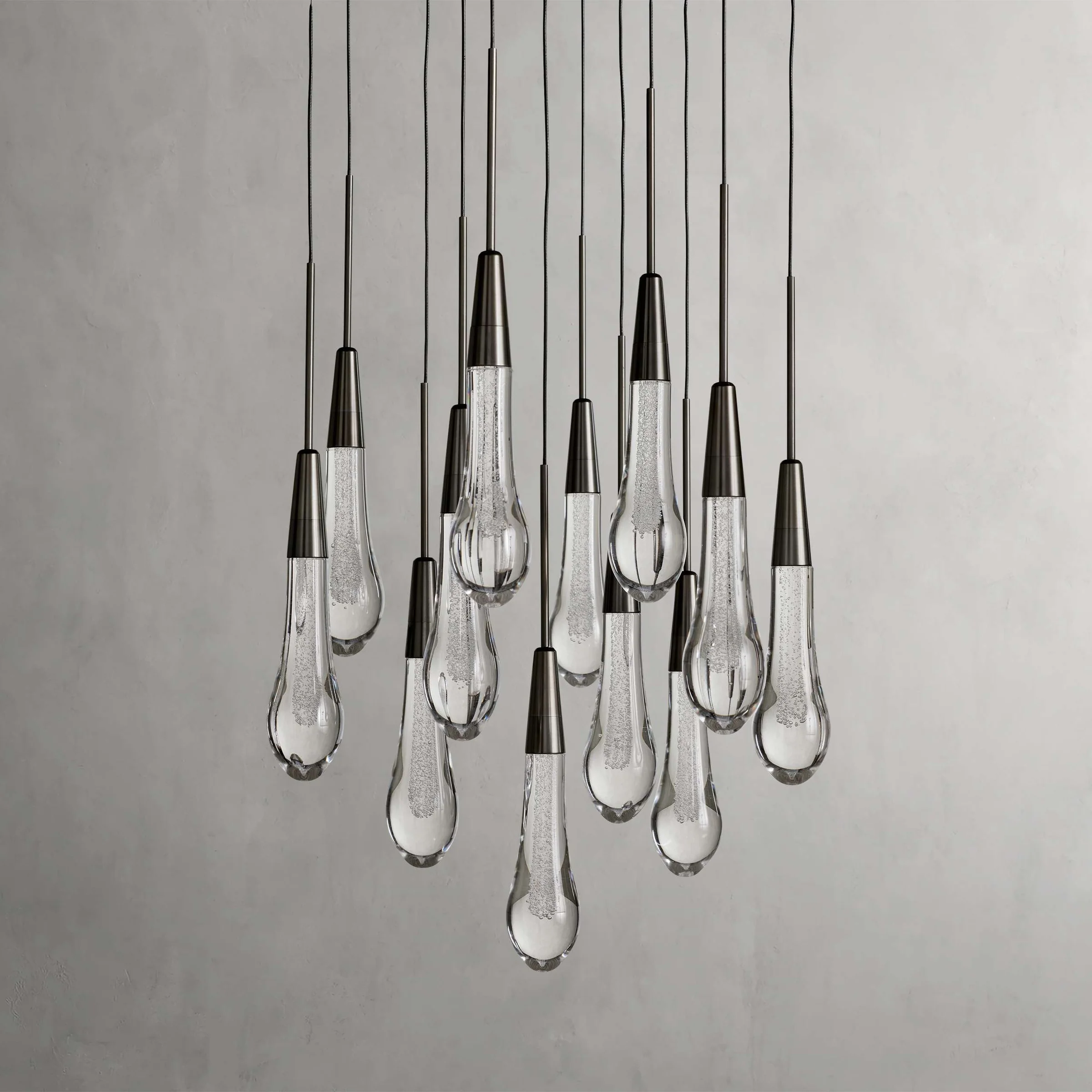 Soltaire Crystal Round Chandelier 17" 24" 36" 48" 58"D