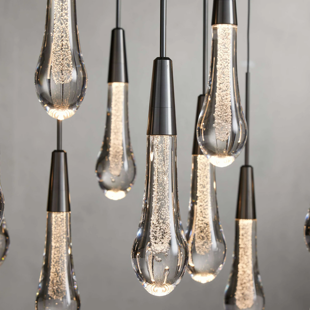 Soltaire Crystal Round Chandelier 17" 24" 36" 48" 58"D